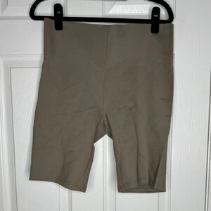 LOFT Compression Shorts Womens Medium Brown Rayon Nylon Spandex Blend NWT